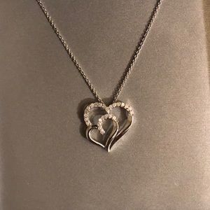 ZALES Double Heart Necklace